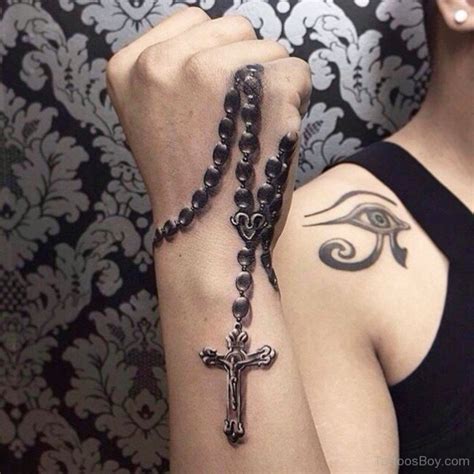 rosary tattoo design